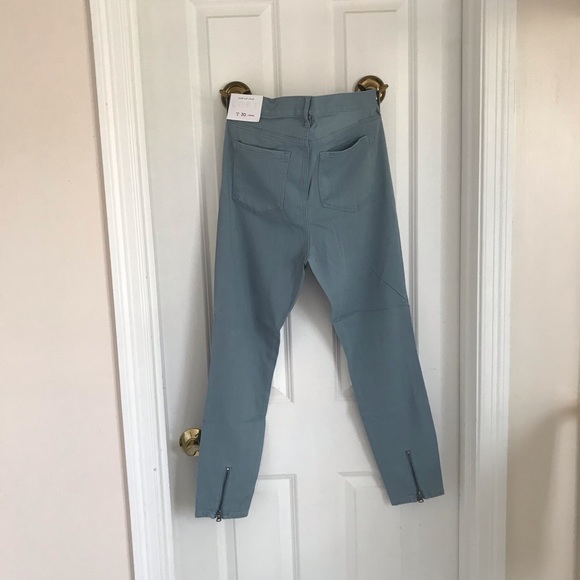 Ann Taylor Loft Legging back Zip five Sateen - Picture 4 of 6